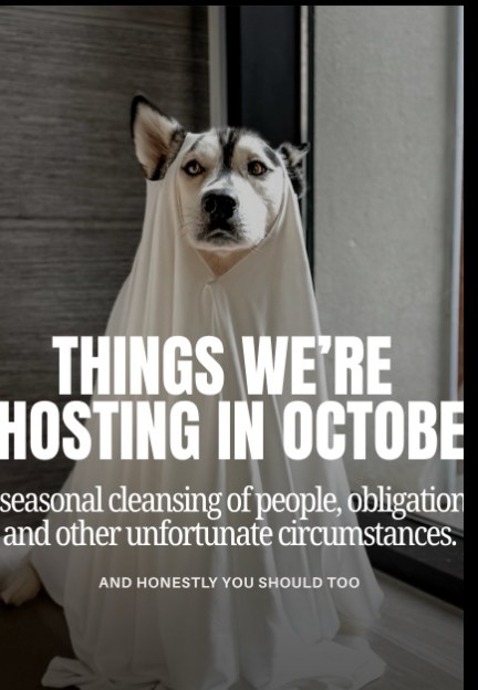 Post: things we're ghosting in October